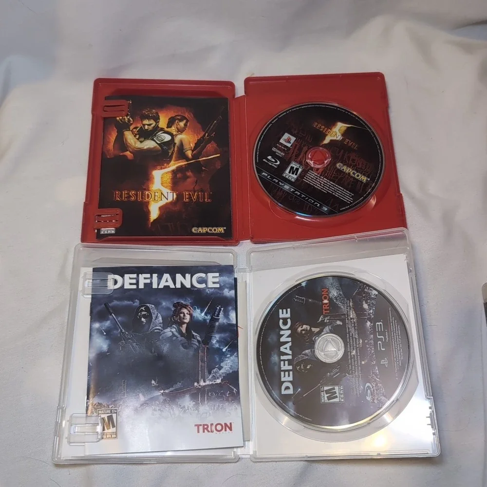 Assassin's Creed III 3, Defiance, Resident Evil 5, Dead Island Games Ps3